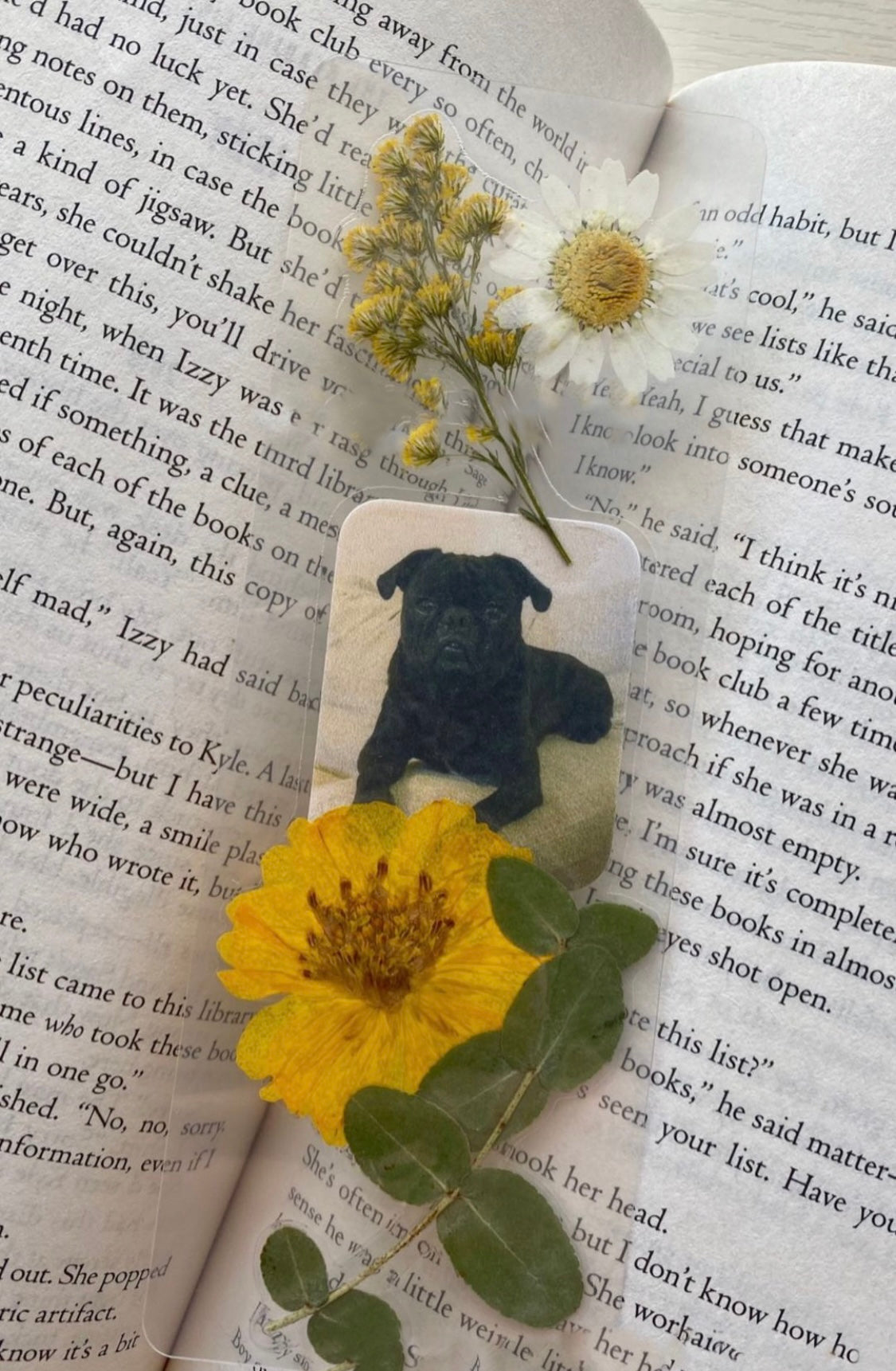 Photo　Custom　Personalized　Petal　Bookmark　Page