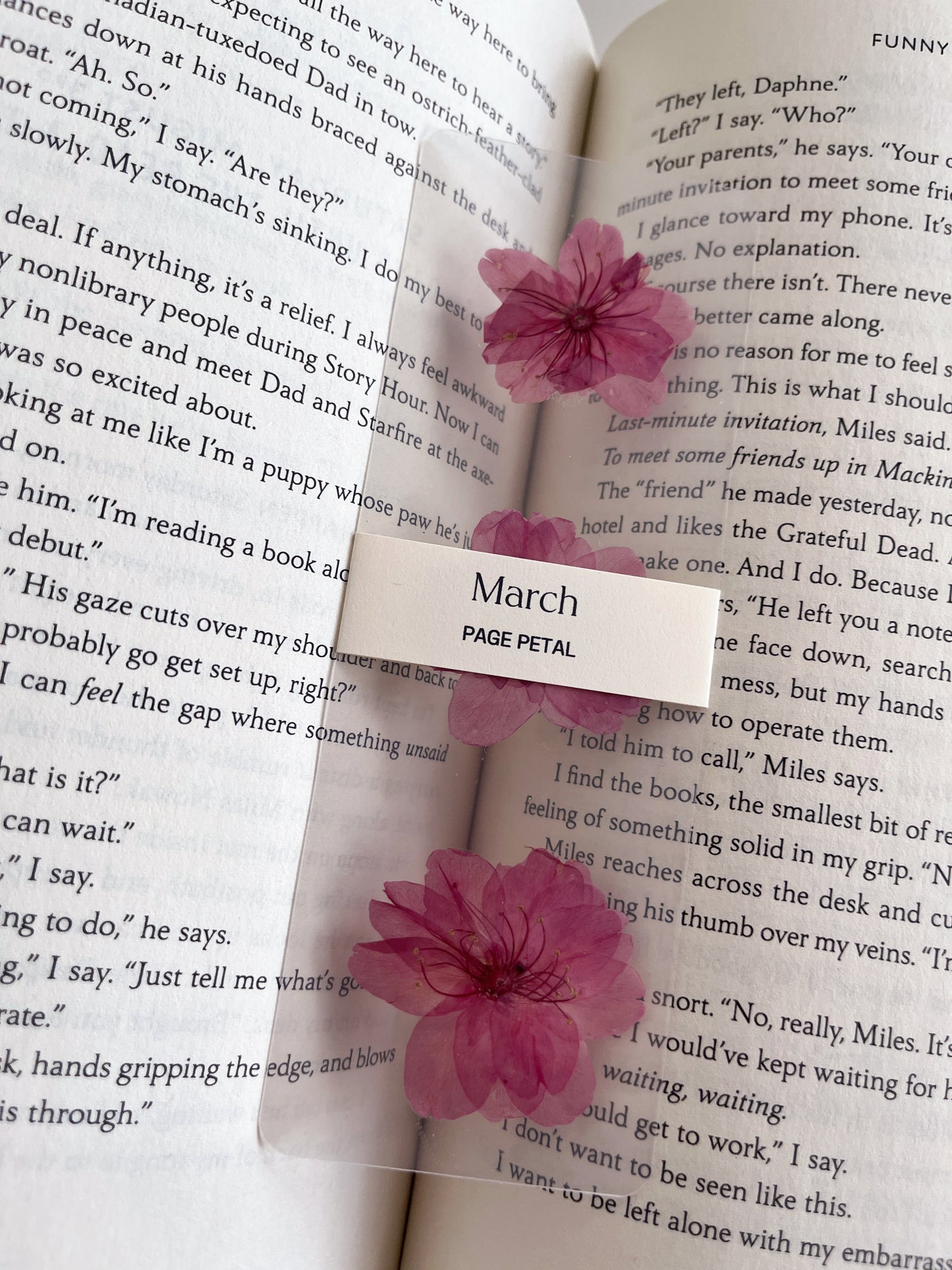 March Birth Month Flower Bookmark
