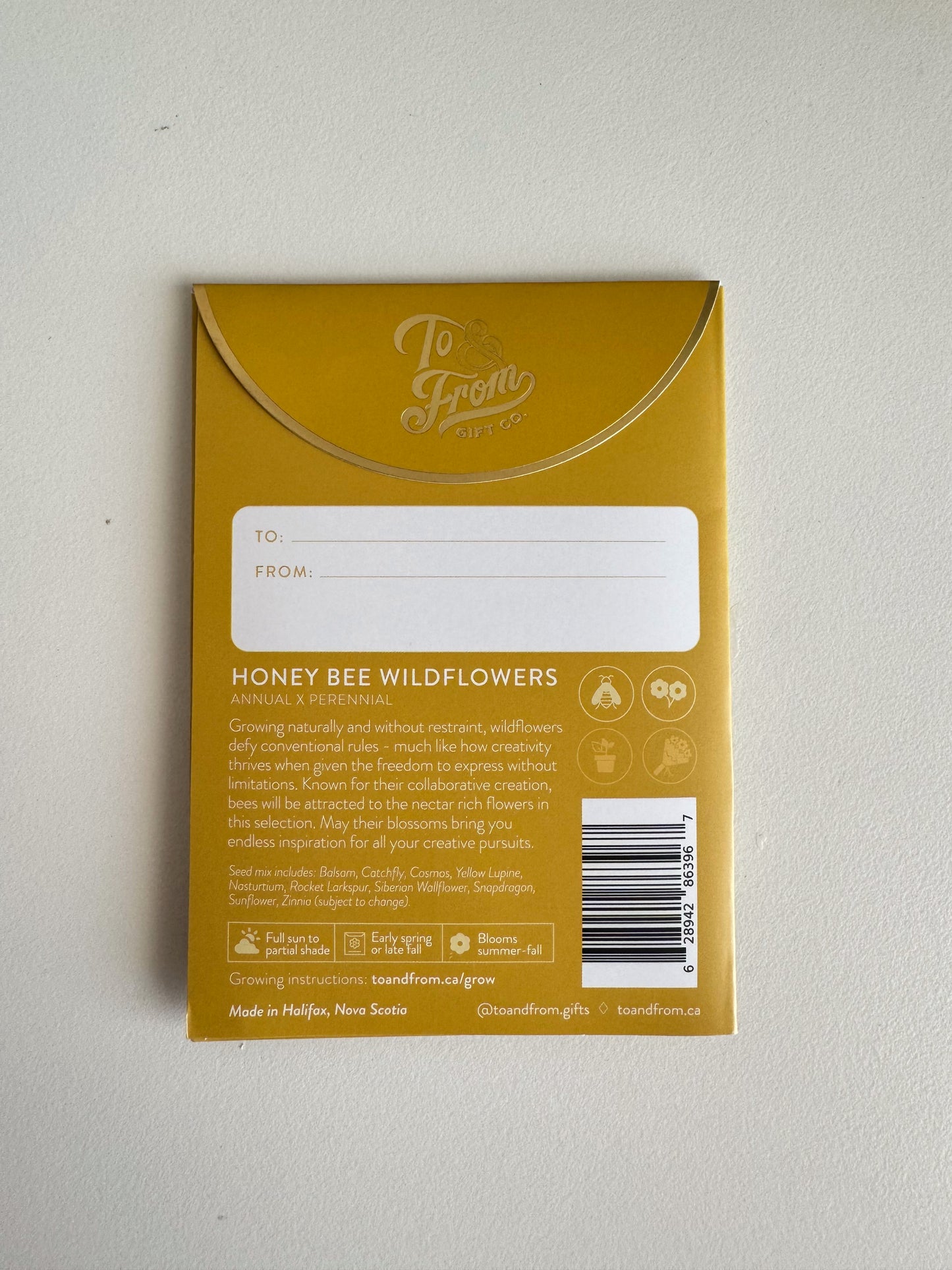 Wildflowers Seed Packet Gift