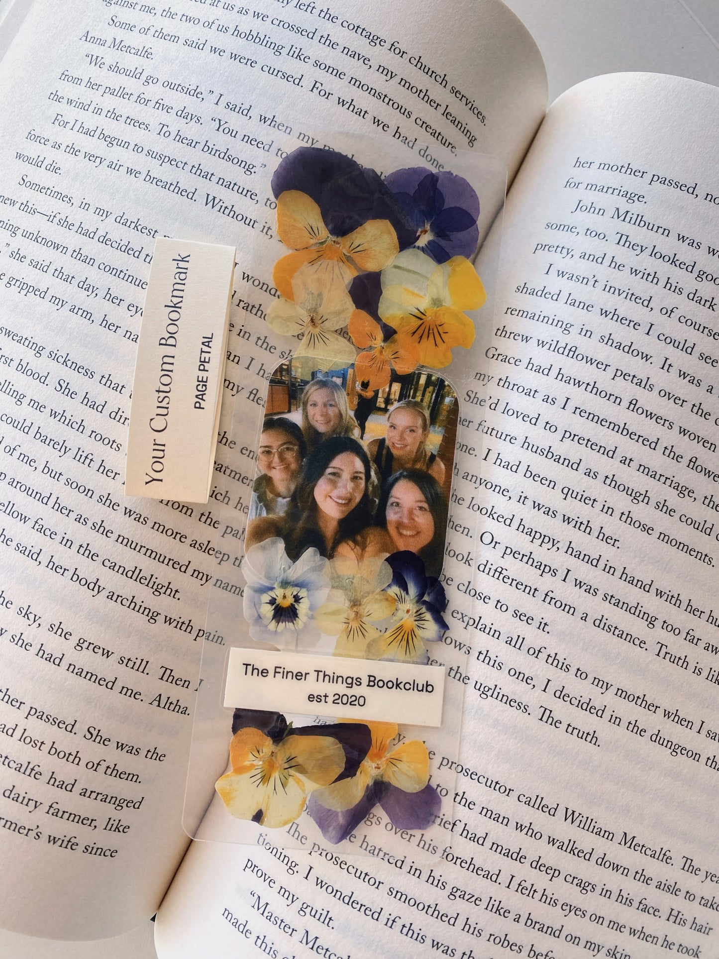 Custom Photo + Quote Bookmark