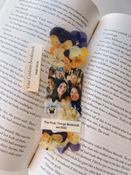 Custom Photo + Quote Bookmark