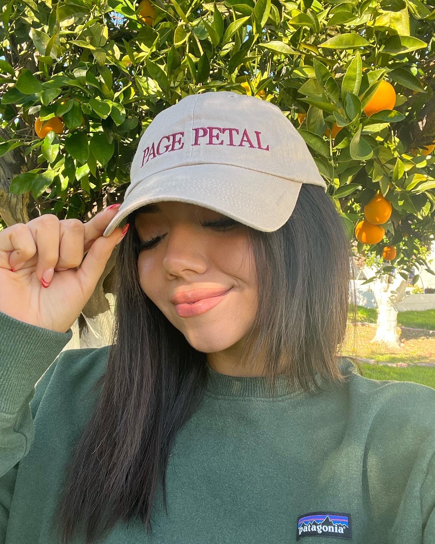 Page Petal Baseball Cap