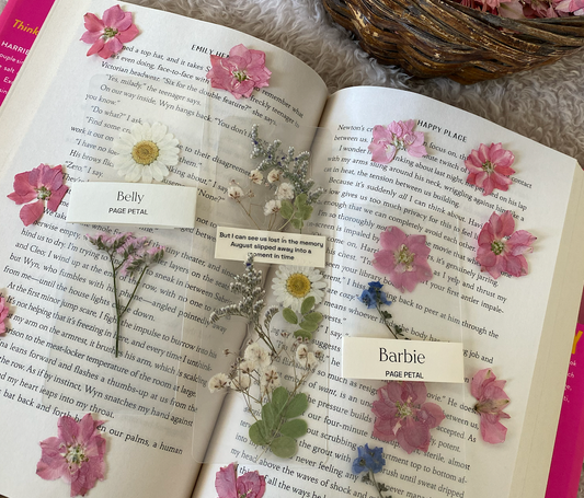 Behind the Scenes: Peep Our Pressed-Flower Bookmarks From The Garden