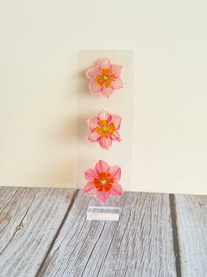 December Birth Month Flower Bookmark