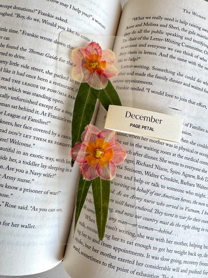 December Birth Month Flower Bookmark