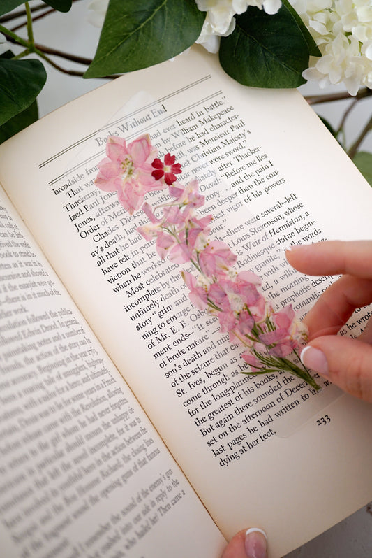 Love Pressed Flower Bookmark | Sentiment Collection