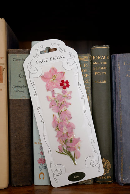 Love Pressed Flower Bookmark | Sentiment Collection