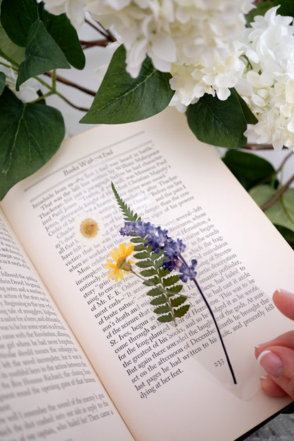 Courage Pressed Flower Bookmark | Sentiment Collection
