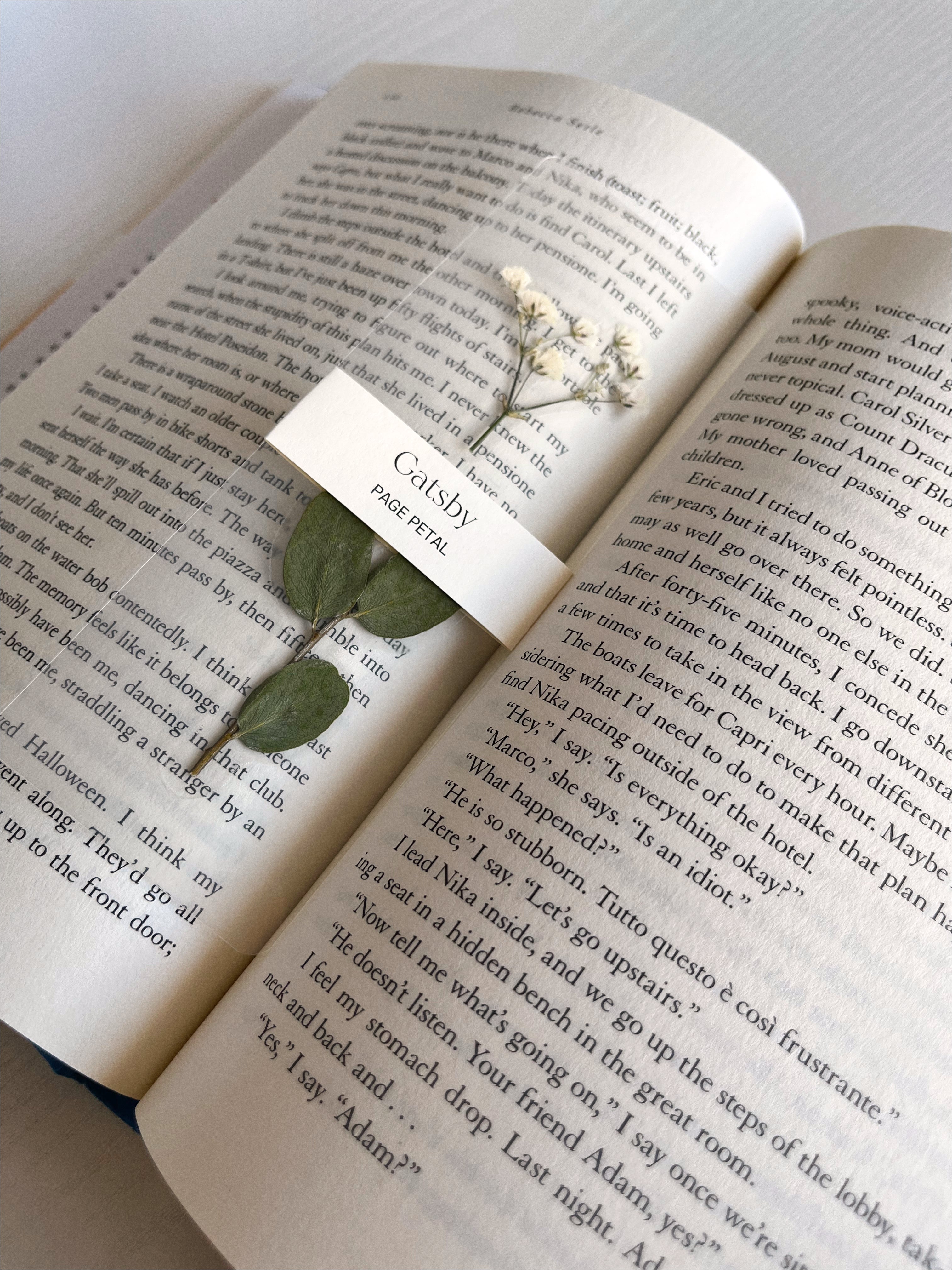 Gatsby Bookmark – Page Petal