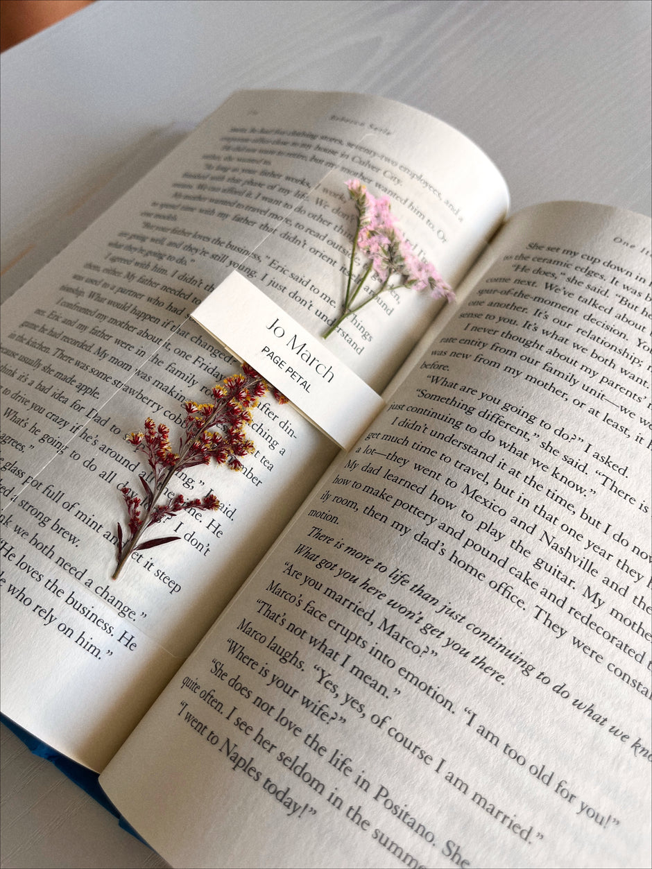 Pressed Flower Bookmarks | Page Petal