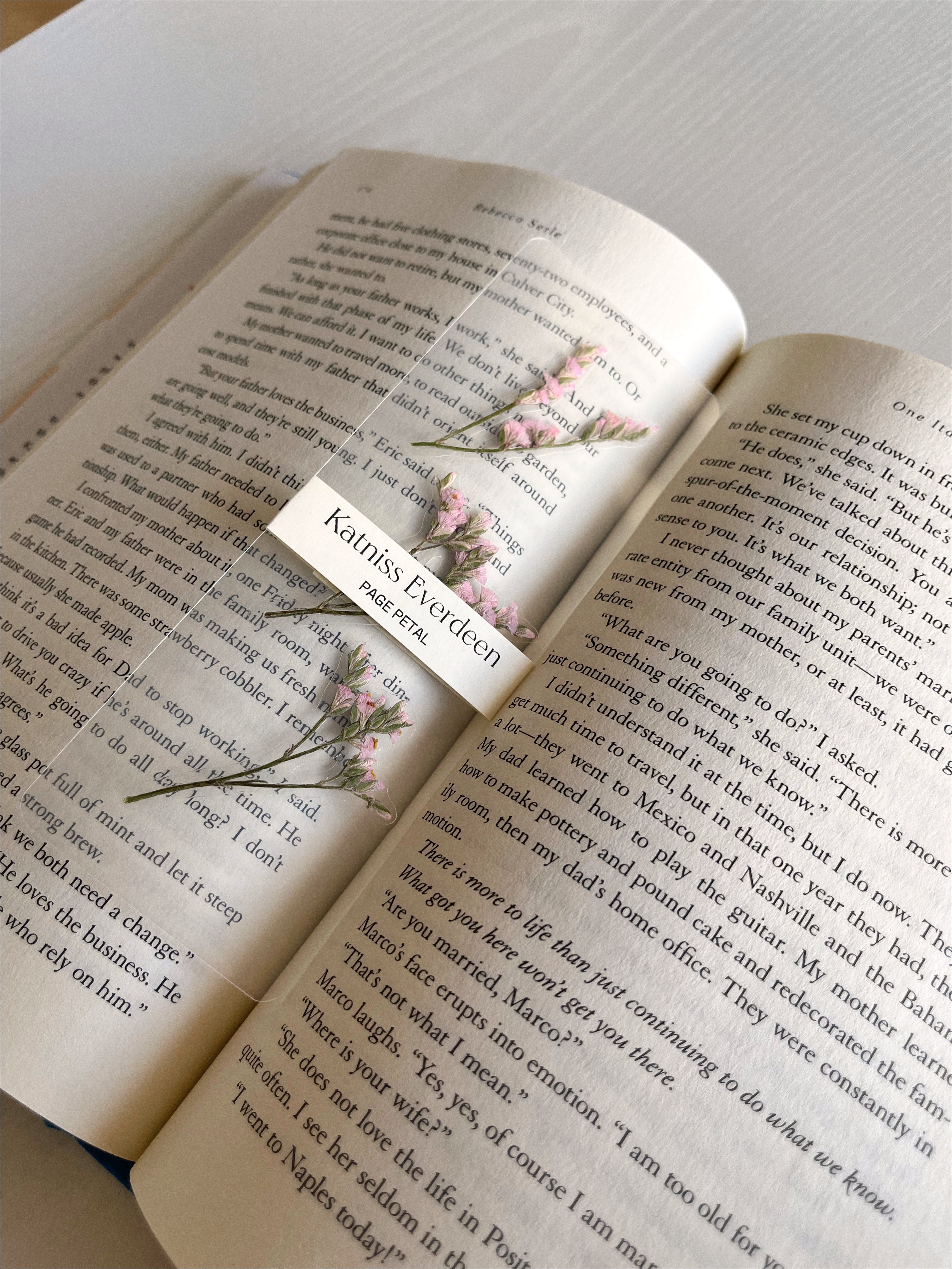 Katniss Everdeen | Best Pressed Flower Bookmarks – Page Petal